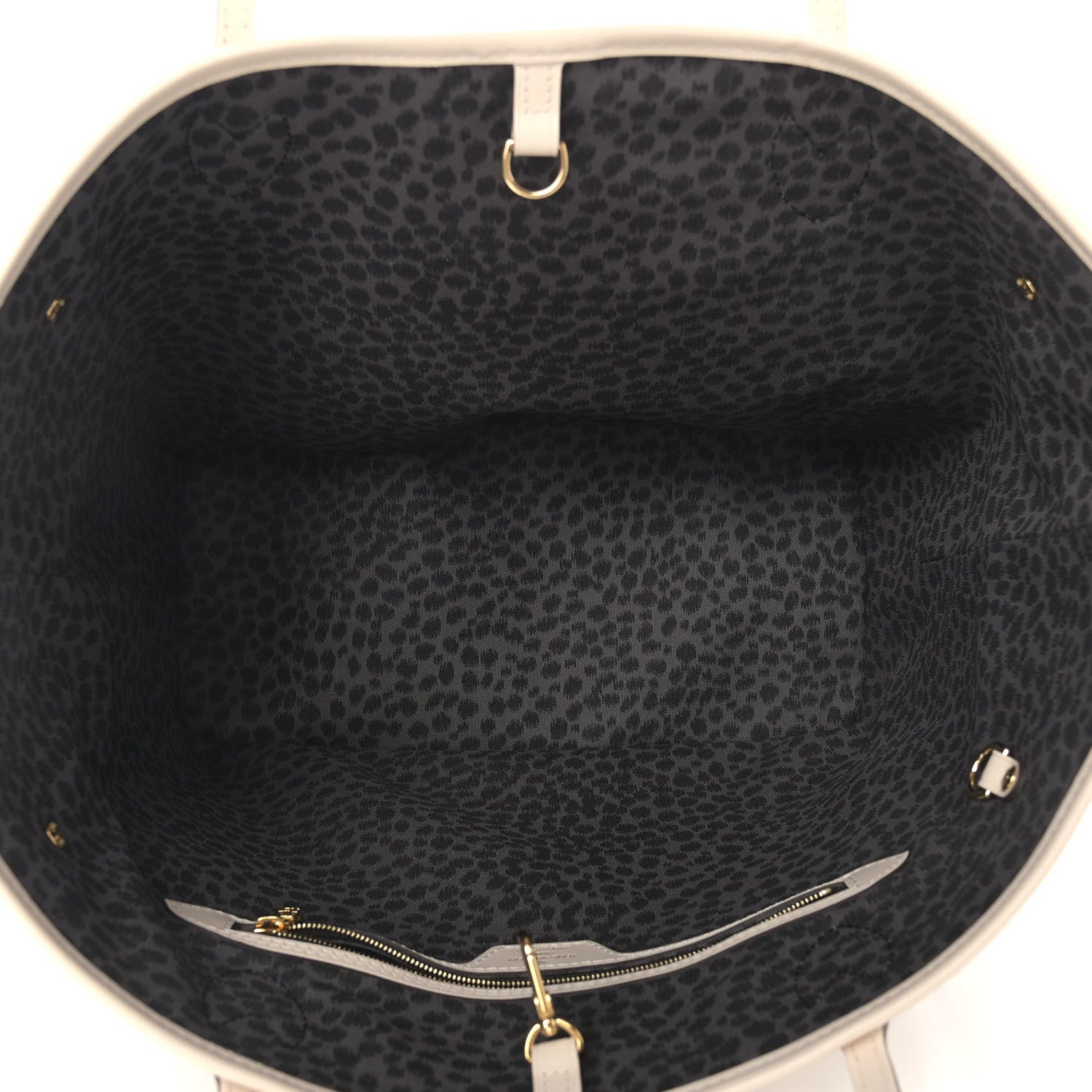 Louis Vuitton Monogram Giant Wild At Heart Neverfull MM Creme 5 of 8