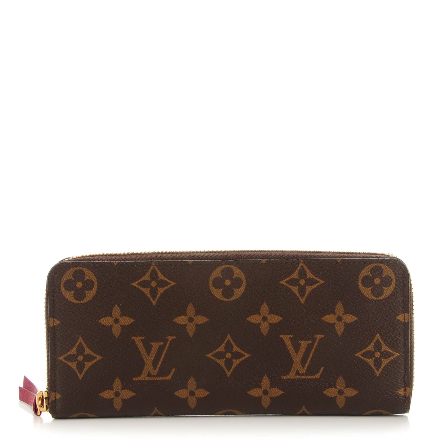Monogram Clemence Wallet Fuchsia
