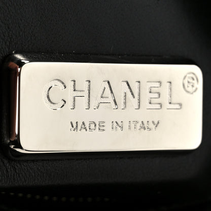 Chanel Snakeskin Patent Calfskin Small Gabrielle Hobo Black 6 of 10