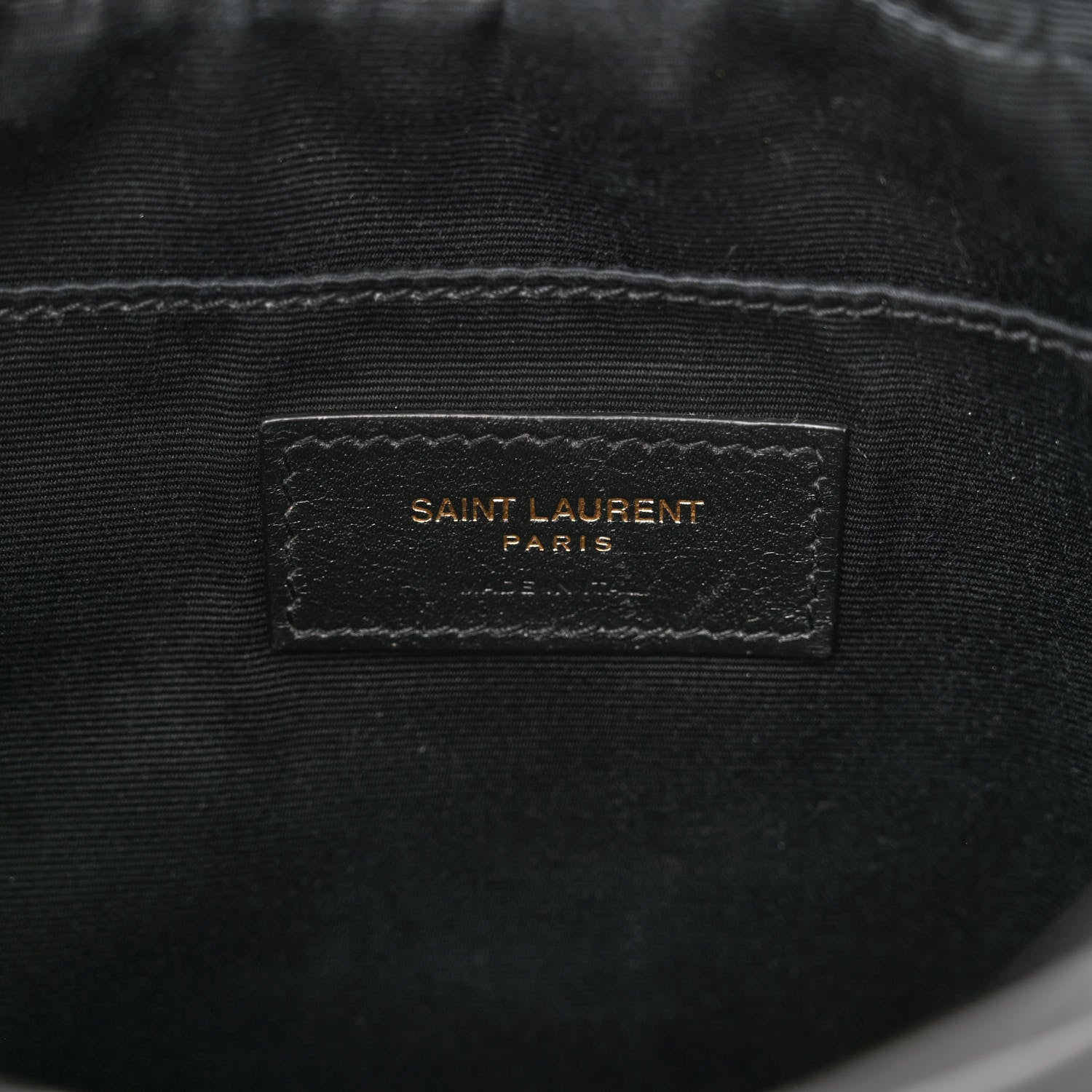 Saint Laurent Calfskin Matelasse Monogram Lou Camera Bag Black 6 of 14