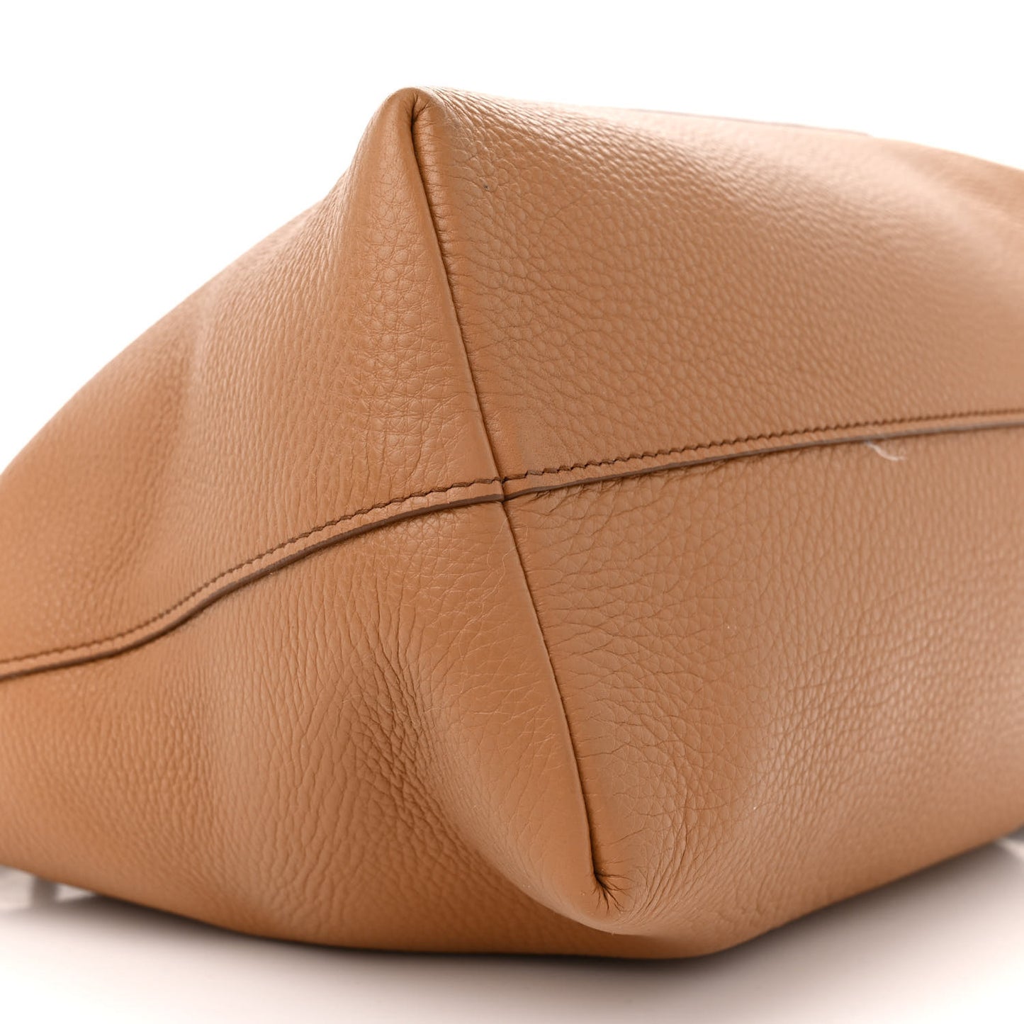 Vitello Daino Pocket Tote Caramel