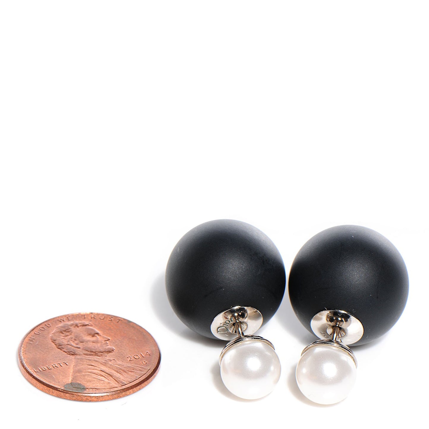 Mise En Dior Tribal Earrings Matte Black