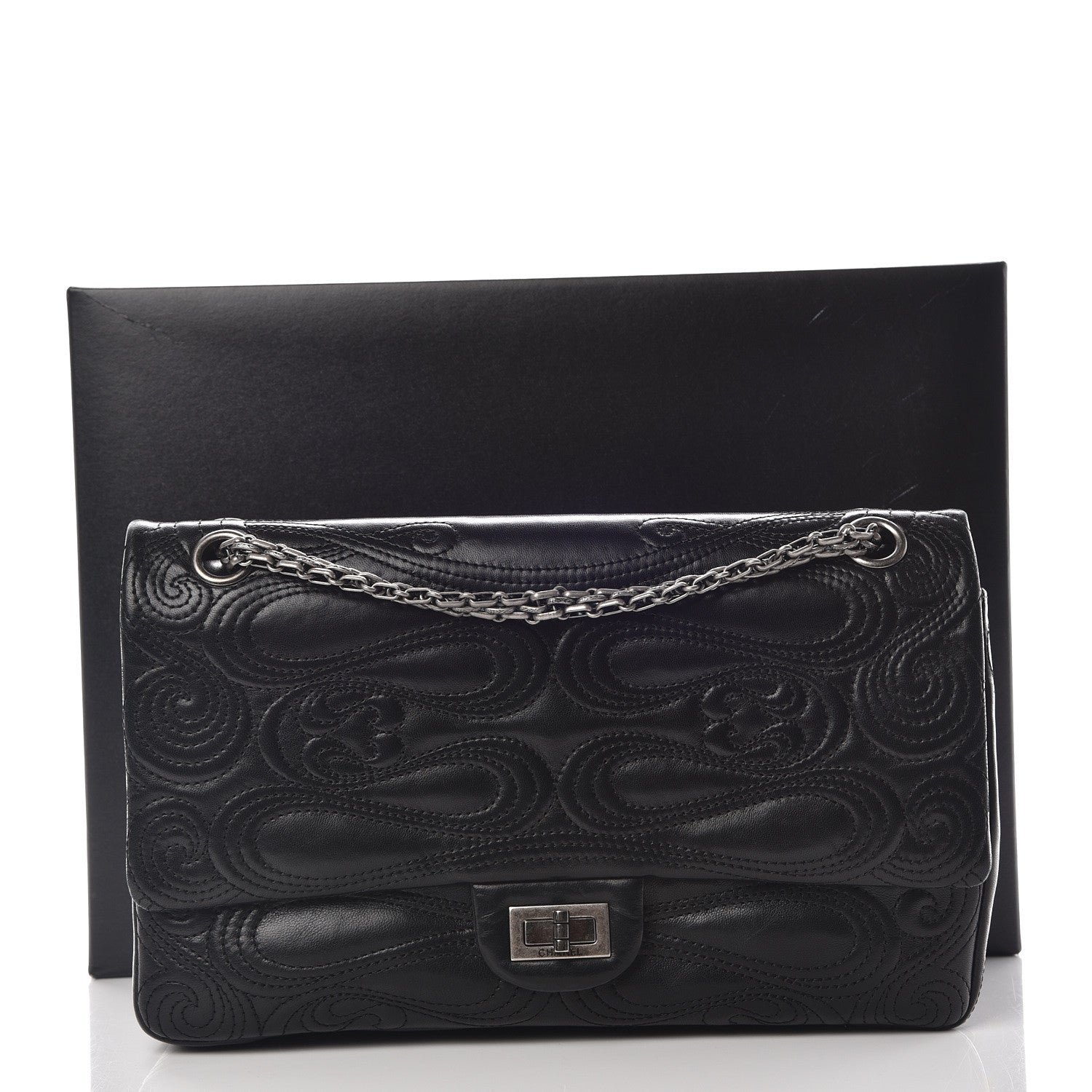 Chanel Lambskin 2.55 Reissue 226 Moscou Flap Black 15 of 15