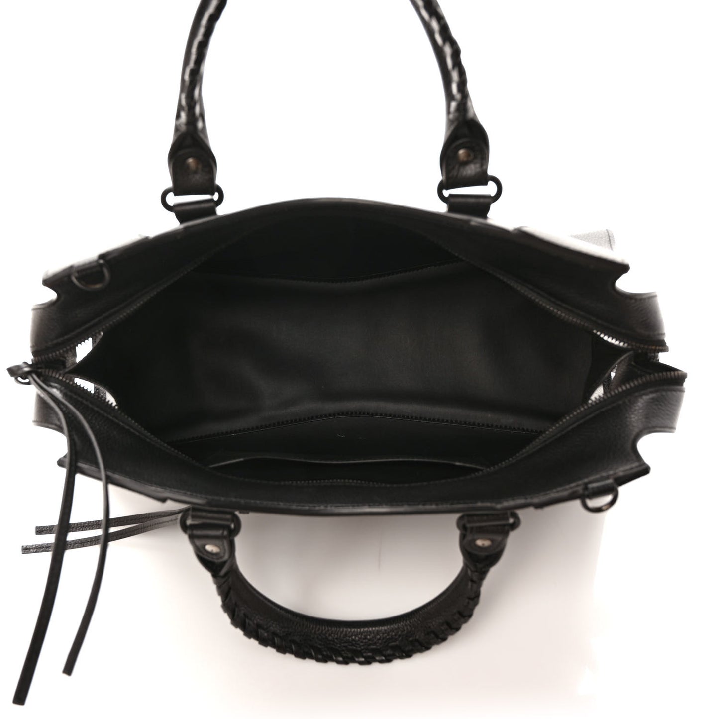Grained Calfskin Black Hardware Neo Classic City Black