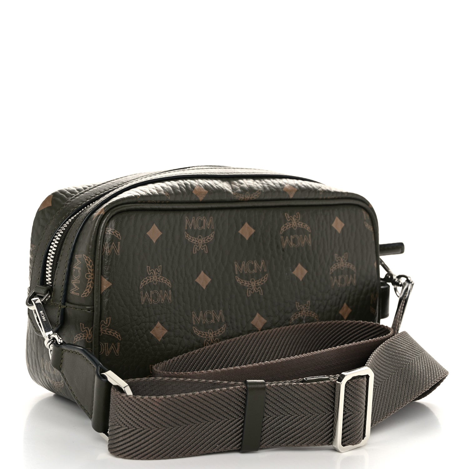MCM Visetos Wash Crossbody Sea Turtle 3 of 10