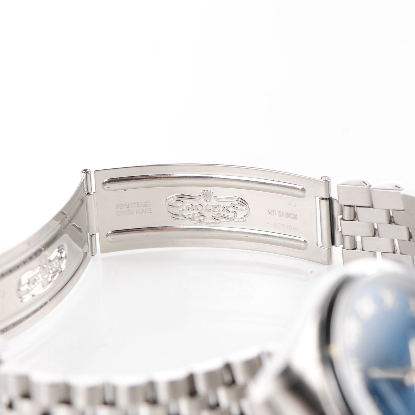 Stainless Steel 36mm Oyster Perpetual Datejust Watch Blue Roman 16200