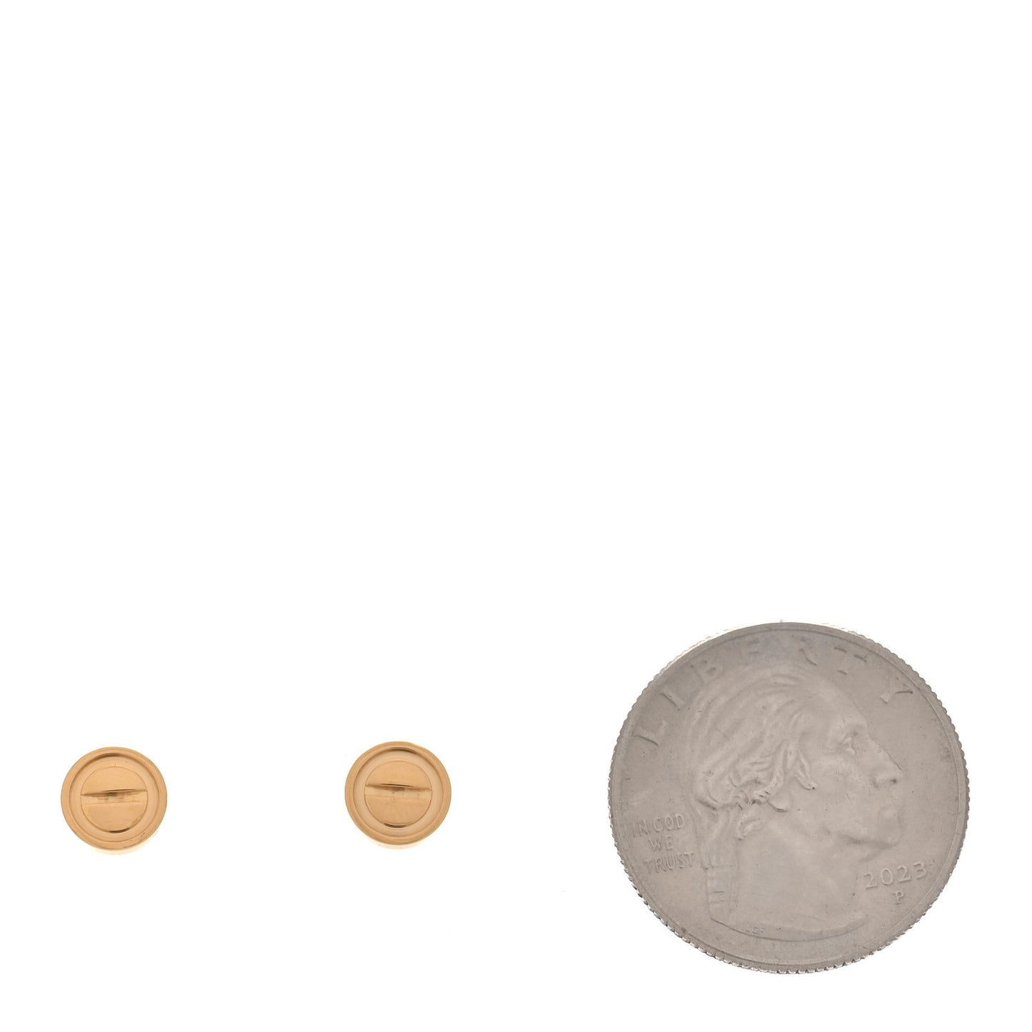 18K Yellow Gold LOVE Earrings