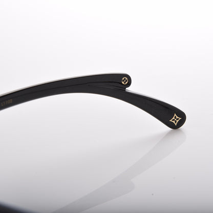 Louis Vuitton Flore Carre Sunglasses Z0287E Black 7 of 9