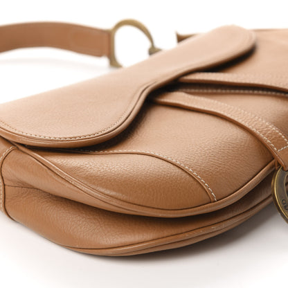Christian Dior Calfskin Double Saddle Bag Brown 6 of 14