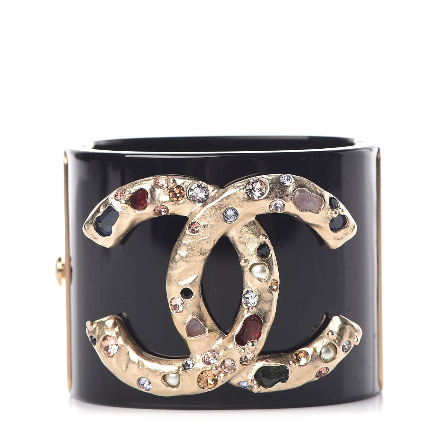 Resin Crystal CC Cuff Black