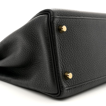 Hermes Togo Kelly Retourne 32 Black 8 of 10