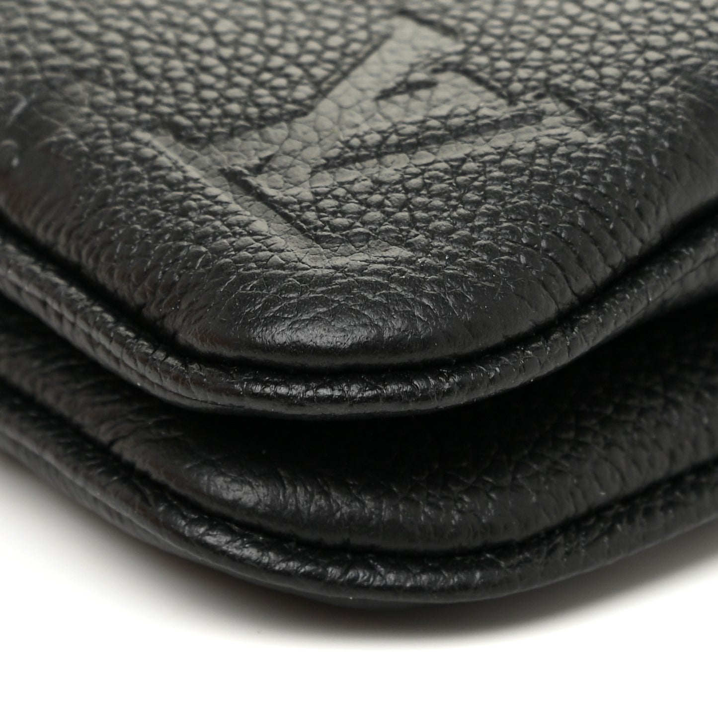 Empreinte Double Zip Pochette Black