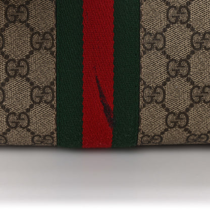 Gucci GG Supreme Monogram Web Small Ophidia Chain Shoulder Bag Brown 12 of 12