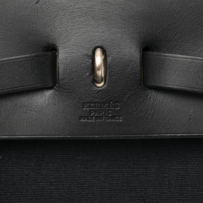 Hermes Toile Vache Calfskin Herbag 30 PM Backpack Black 7 of 20
