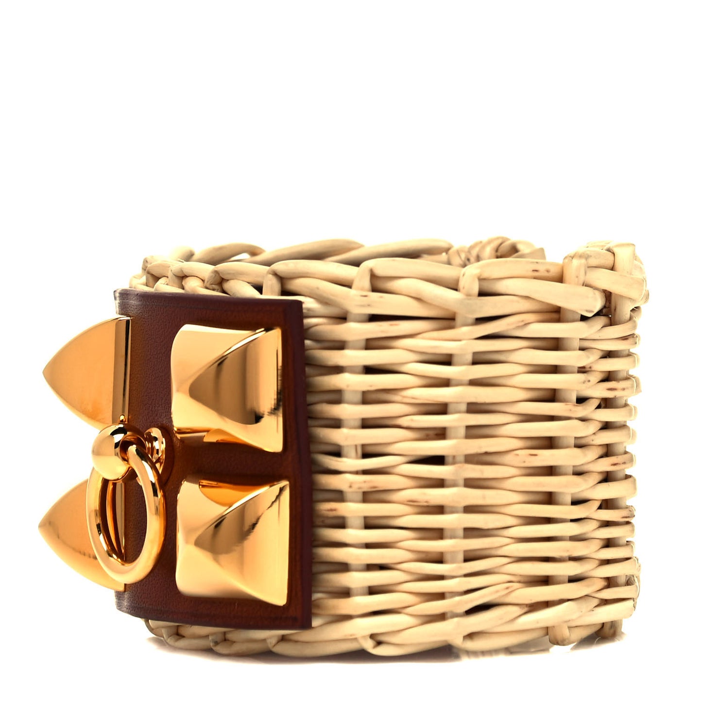 Barenia Osier Collier De Chien CDC Picnic Bracelet Fauve