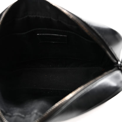 Saint Laurent Calfskin Matelasse Monogram Monochrome Lou Camera Bag Black 5 of 10