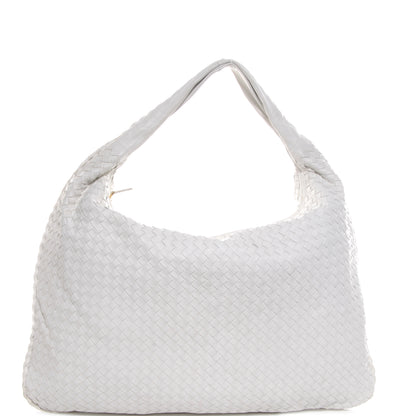 Bottega Veneta Nappa Intrecciato Maxi Veneta Hobo White 1 of 8