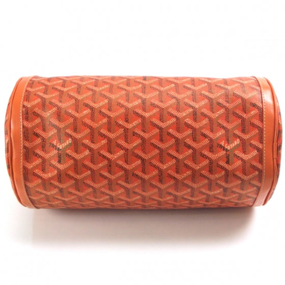 Goyard Goyardine Amakios PM Bowler Tote Bag Orange 4 of 12