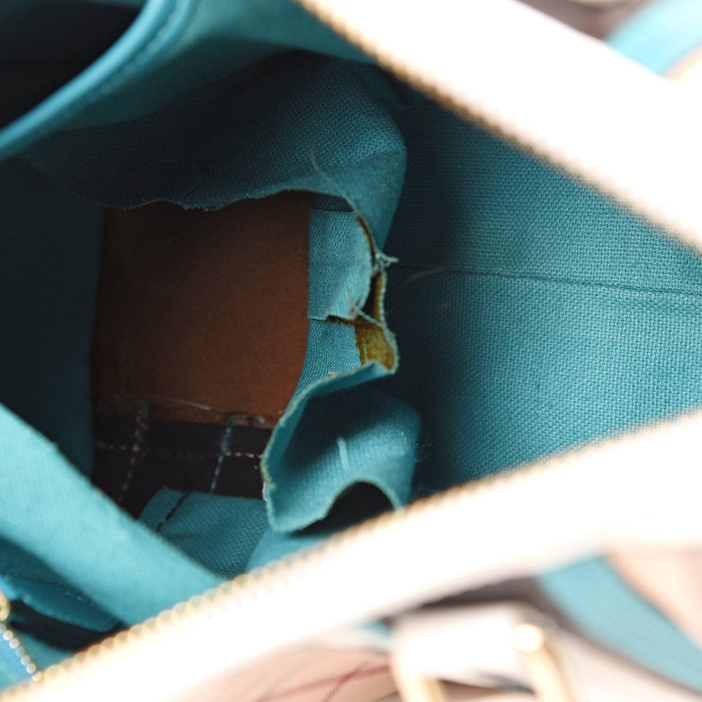 Haymarket Check Medium Alchester Bowling Bag White Aqua