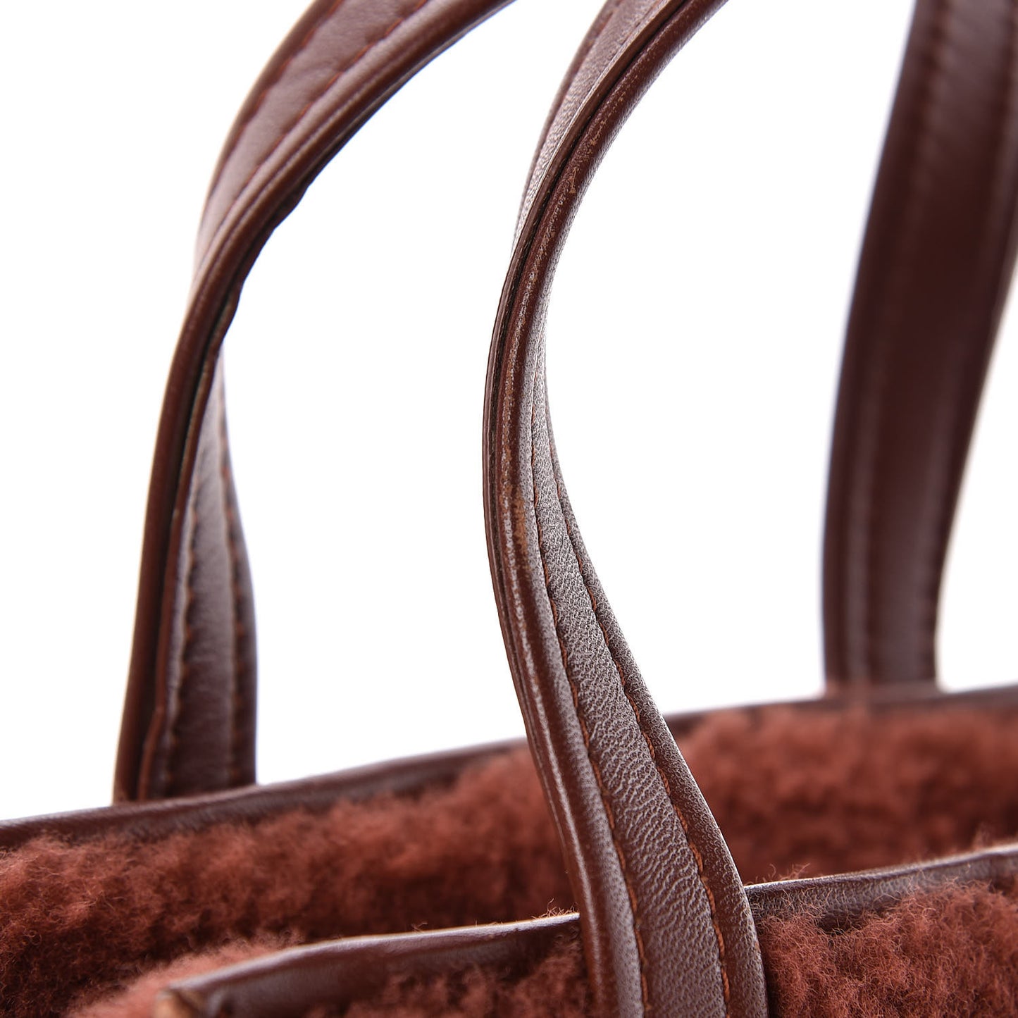 Shearling XS Bazar Shopper Tote