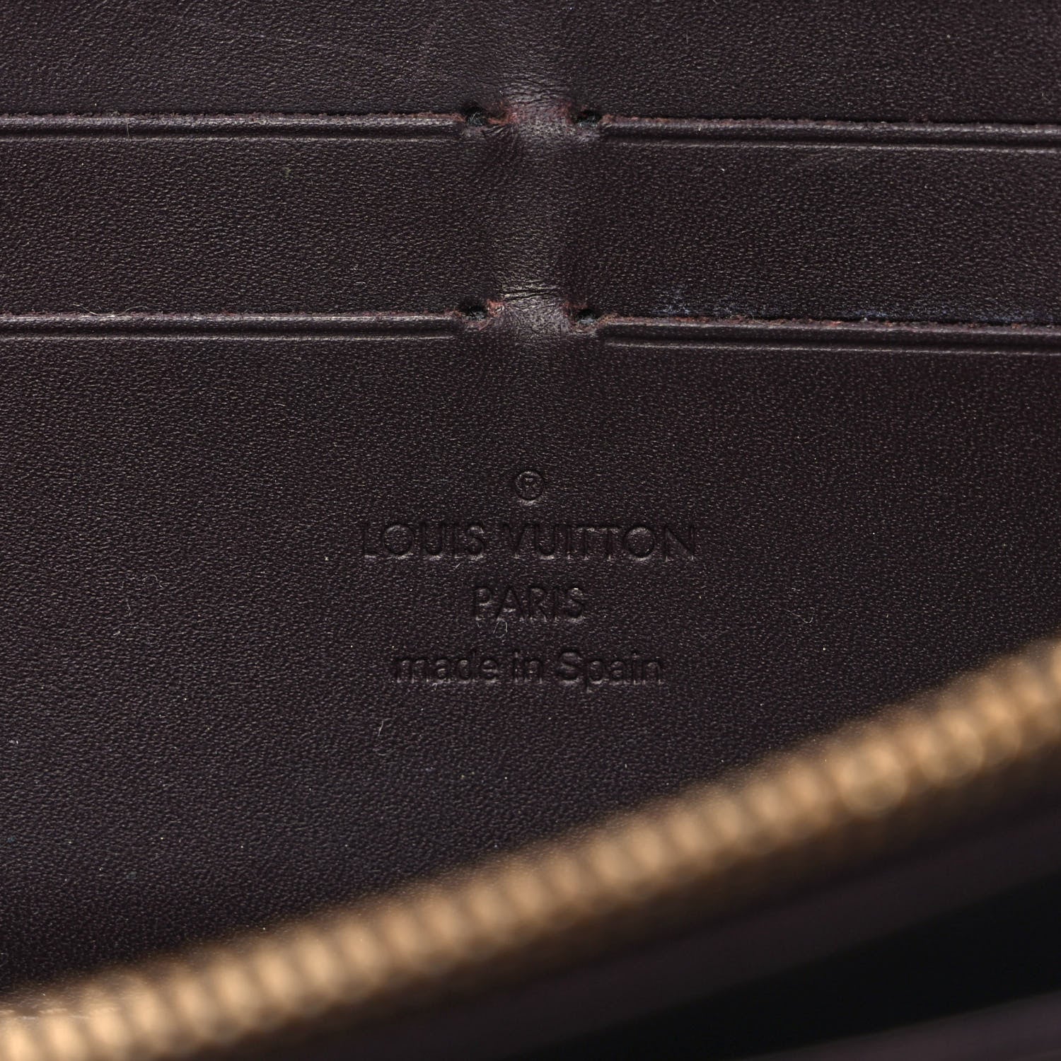 Louis Vuitton Vernis Zippy Wallet Amarante 6 of 6