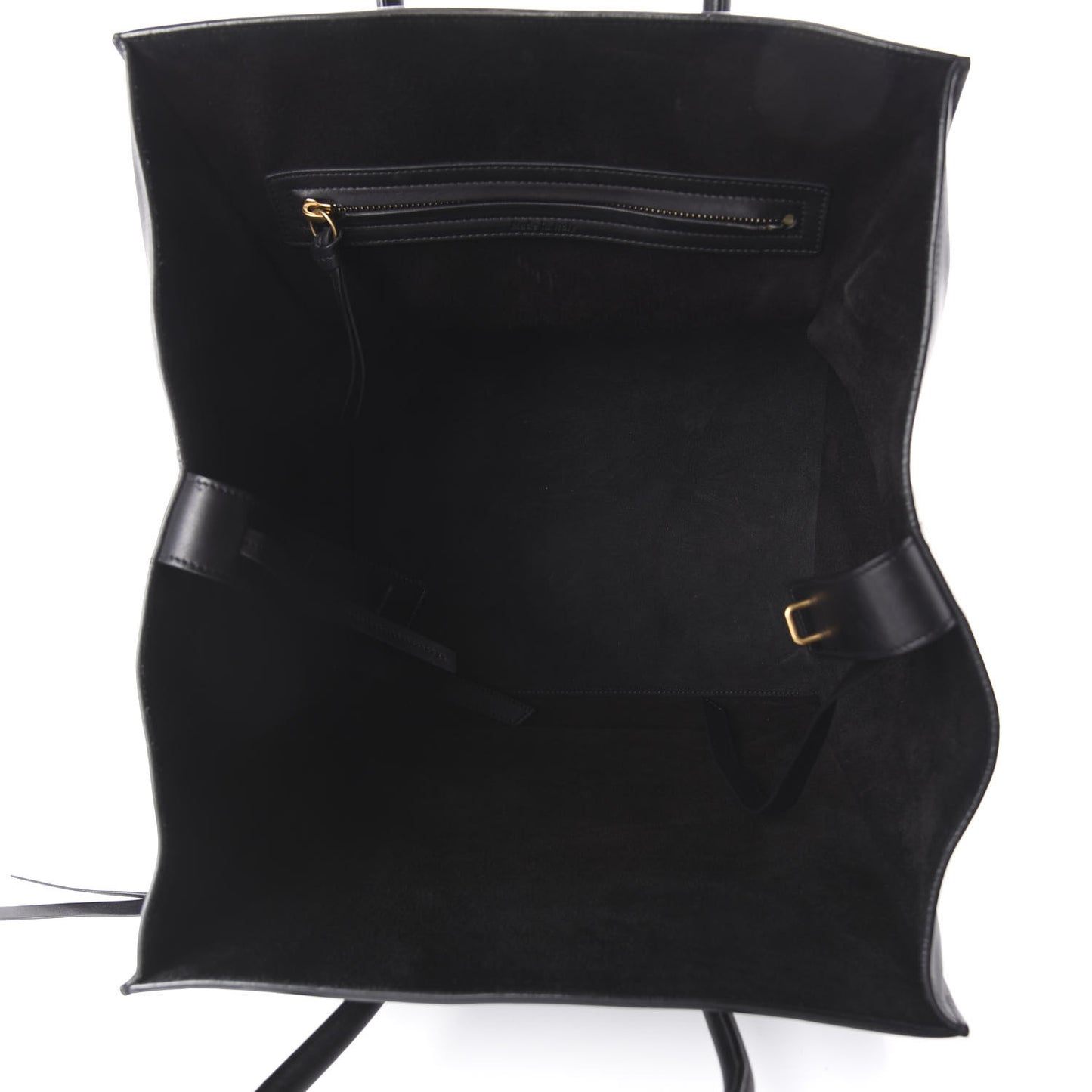 Supple Calfskin Medium Phantom Luggage Black