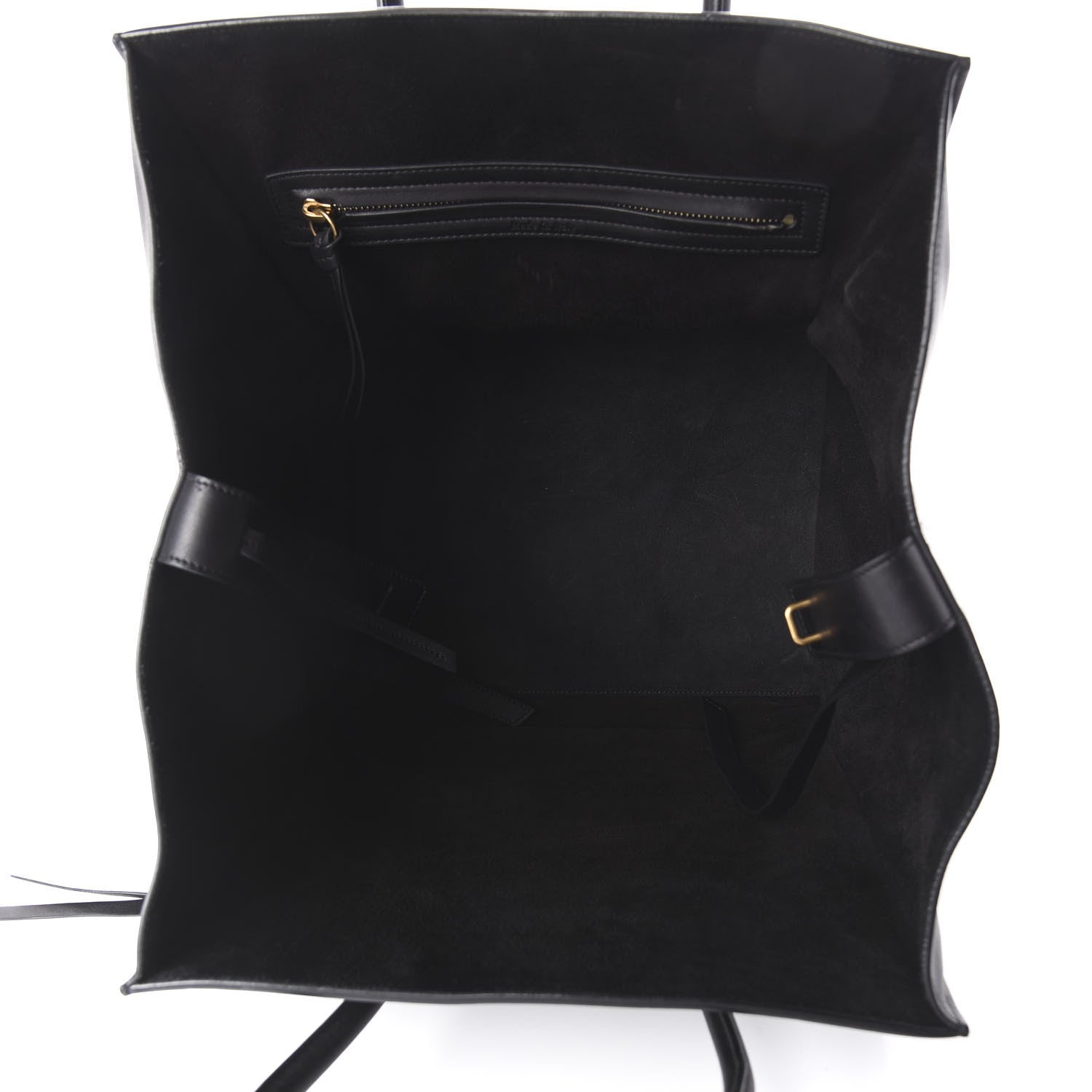 Celine Supple Calfskin Medium Phantom Luggage Black 4 of 8