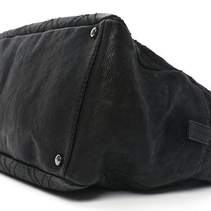 Chanel Calfskin Large Diamond Stitch Tote Black 10 of 10