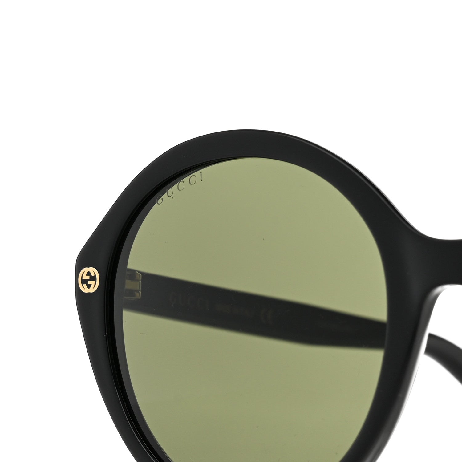 Gucci Acetate Round Sunglasses GG0023S Black 7 of 8