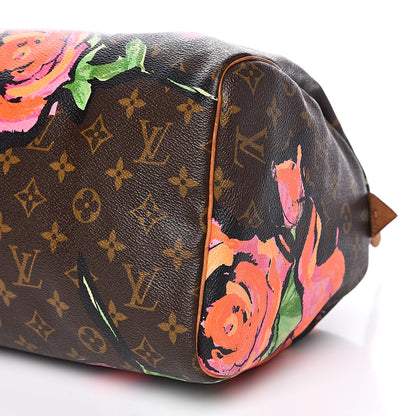 Louis Vuitton Monogram Roses Speedy 30 9 of 19