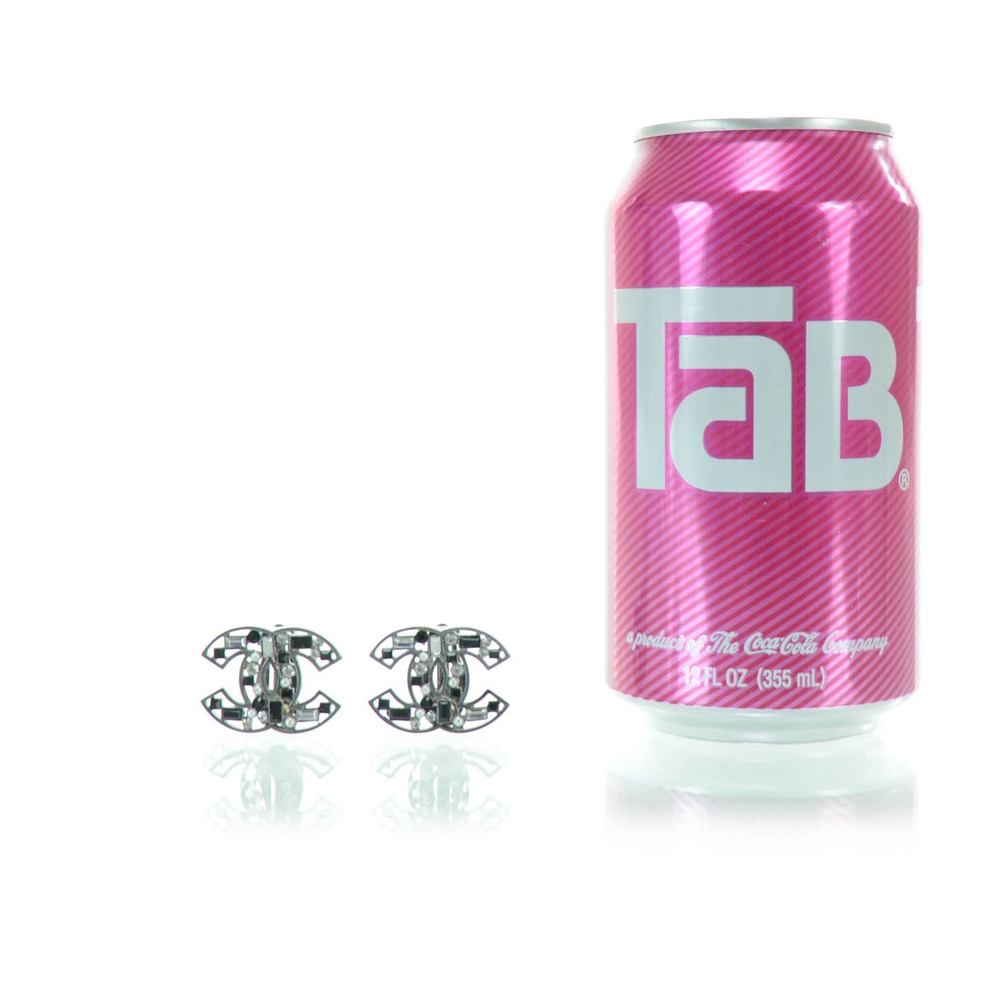 Crystal Pearl CC Clip On Earrings