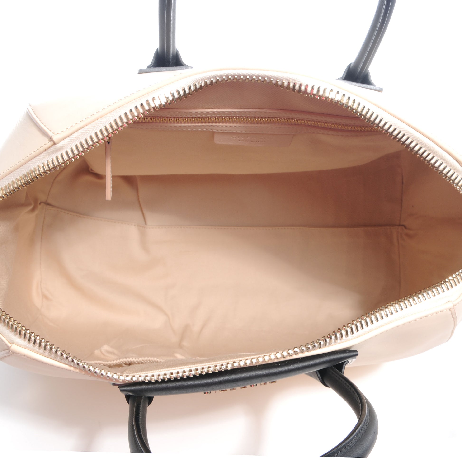 Givenchy Calfskin Medium Tri-Color Antigona Beige Black Silver 5 of 11