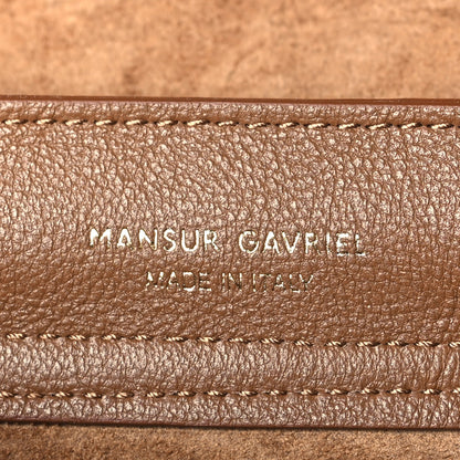 Mansur Gavriel Calfskin Mini Mini Soft Lady Bag Saddle 6 of 8