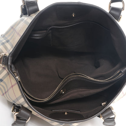 Burberry Haymarket Check Large Northfield Tote Chocolate 5 of 12