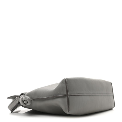 Loewe Calfskin Mini Flamenco Knot Clutch Pearl Grey 7 of 17