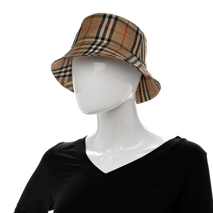 Burberry Technical Cotton Vintage Check Bucket Hat S Archive Beige 2 of 9