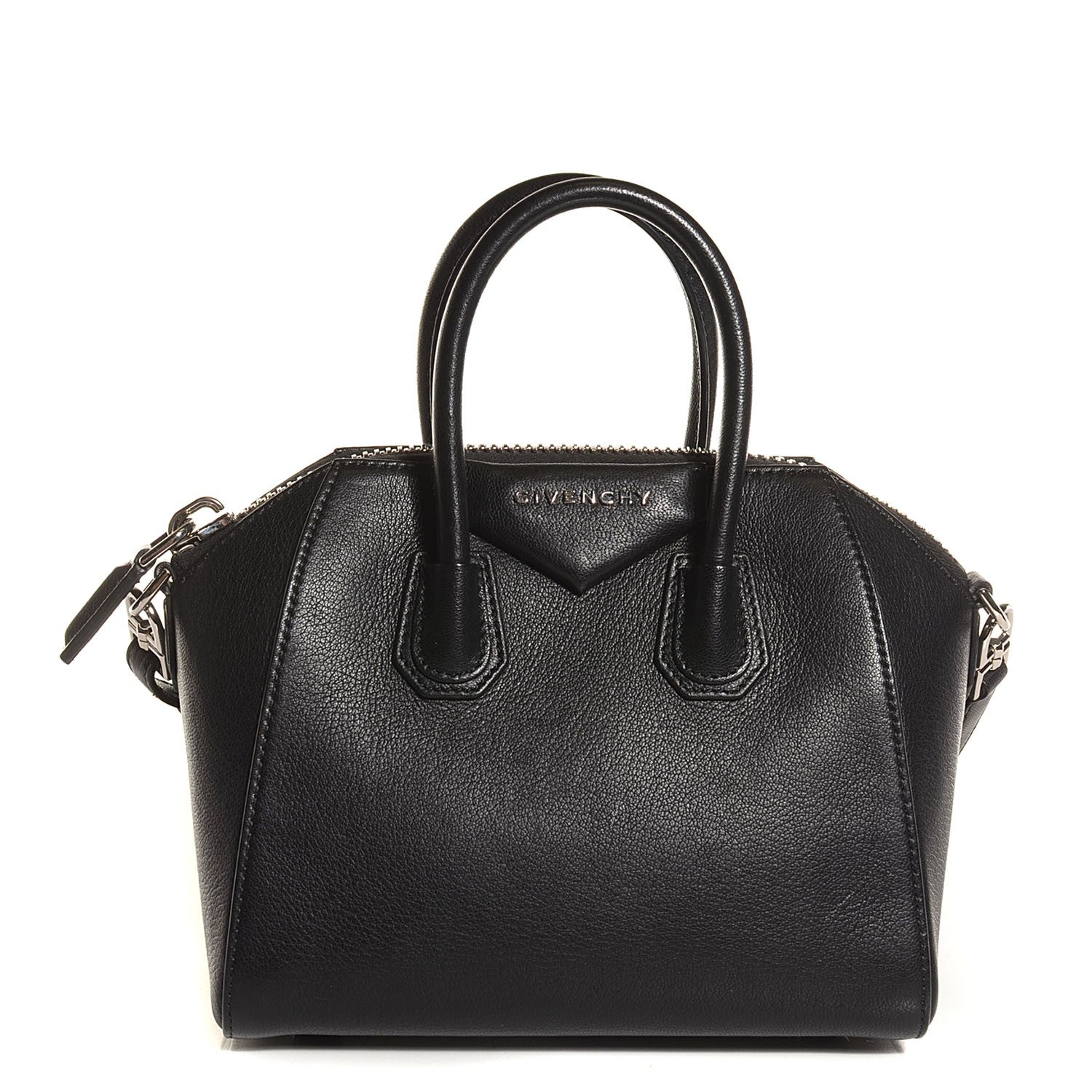 Givenchy Sugar Goatskin Mini Antigona Black 1 of 9