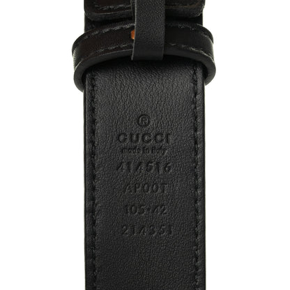 Gucci Moon Calfskin Double G 30mm Belt 105 42 Black 5 of 5