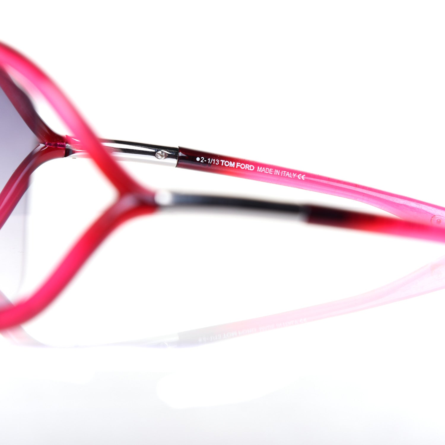 Tom Ford Acetate Whitney Crossover Sunglasses TF9 Pink 7 of 9