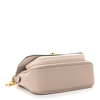 Louis Vuitton Grained Calfskin Lockme Tender Greige 3 of 9