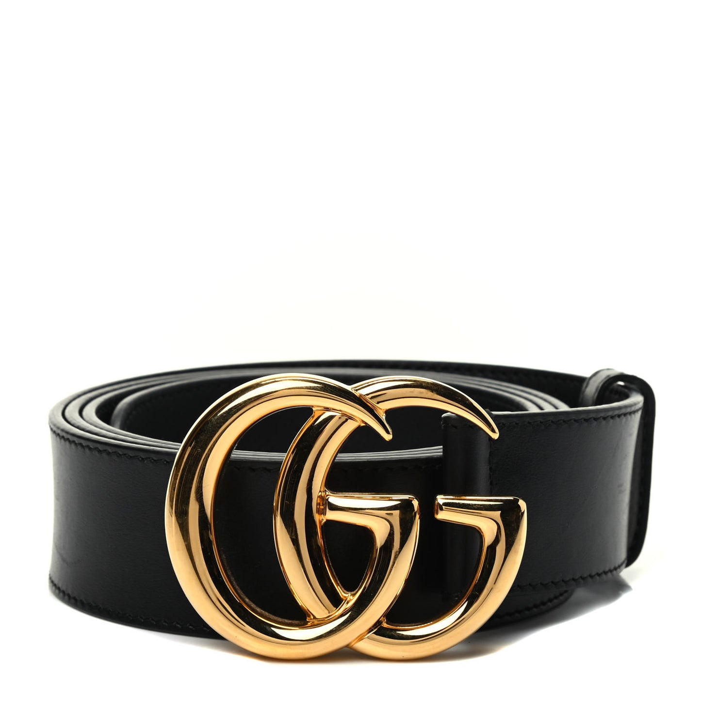 Plutone Calfskin Double G 40mm Belt 115 46 Black