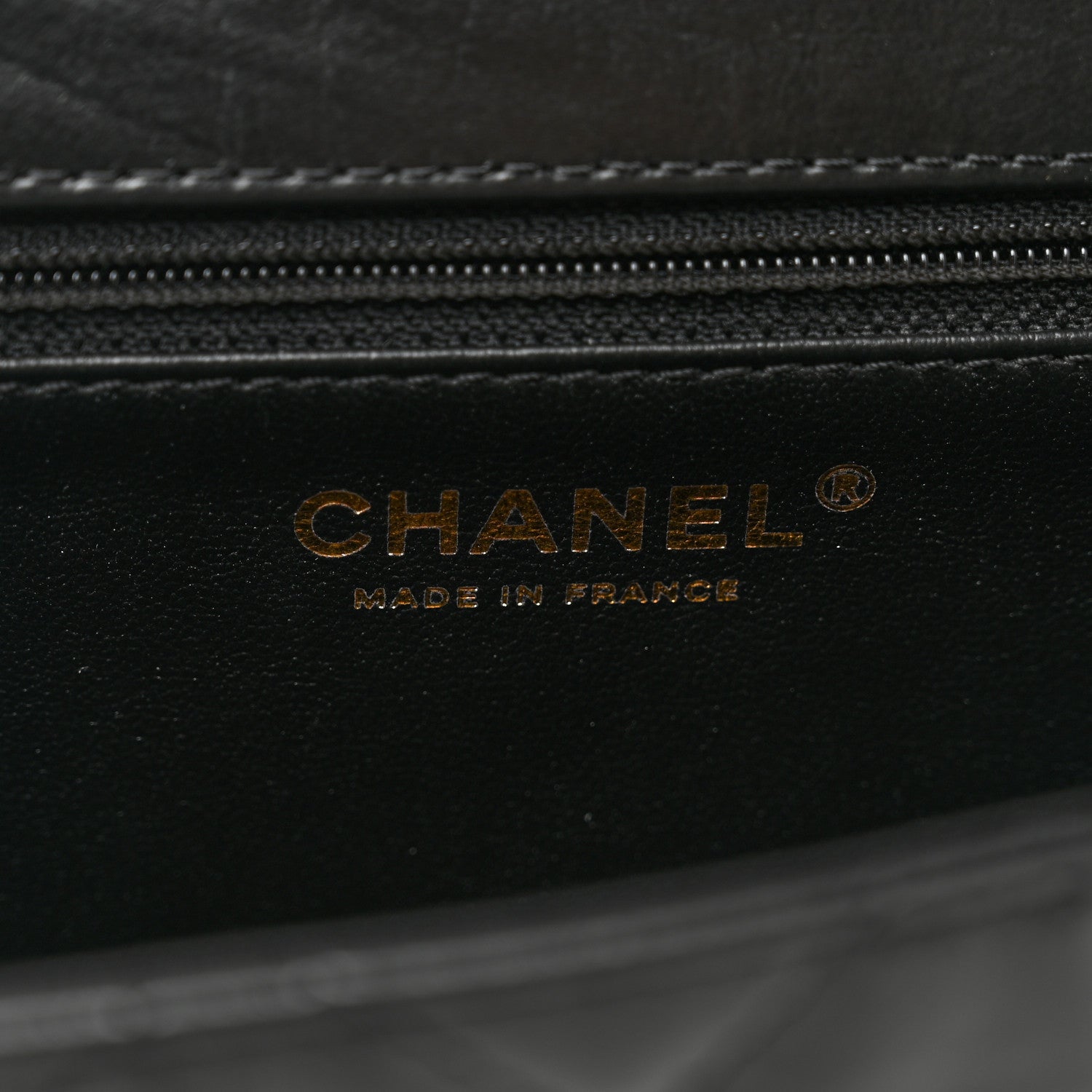 Chanel Crumpled Calfskin Quilted Clutch Black 6 of 7