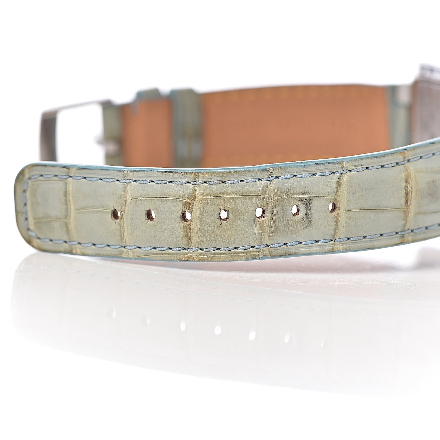 Stainless Steel Alligator 30mm Speedy Quartz Watch Blue