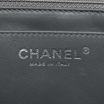 Chanel Patent Quilted Jumbo Single Flap Green 6 of 11