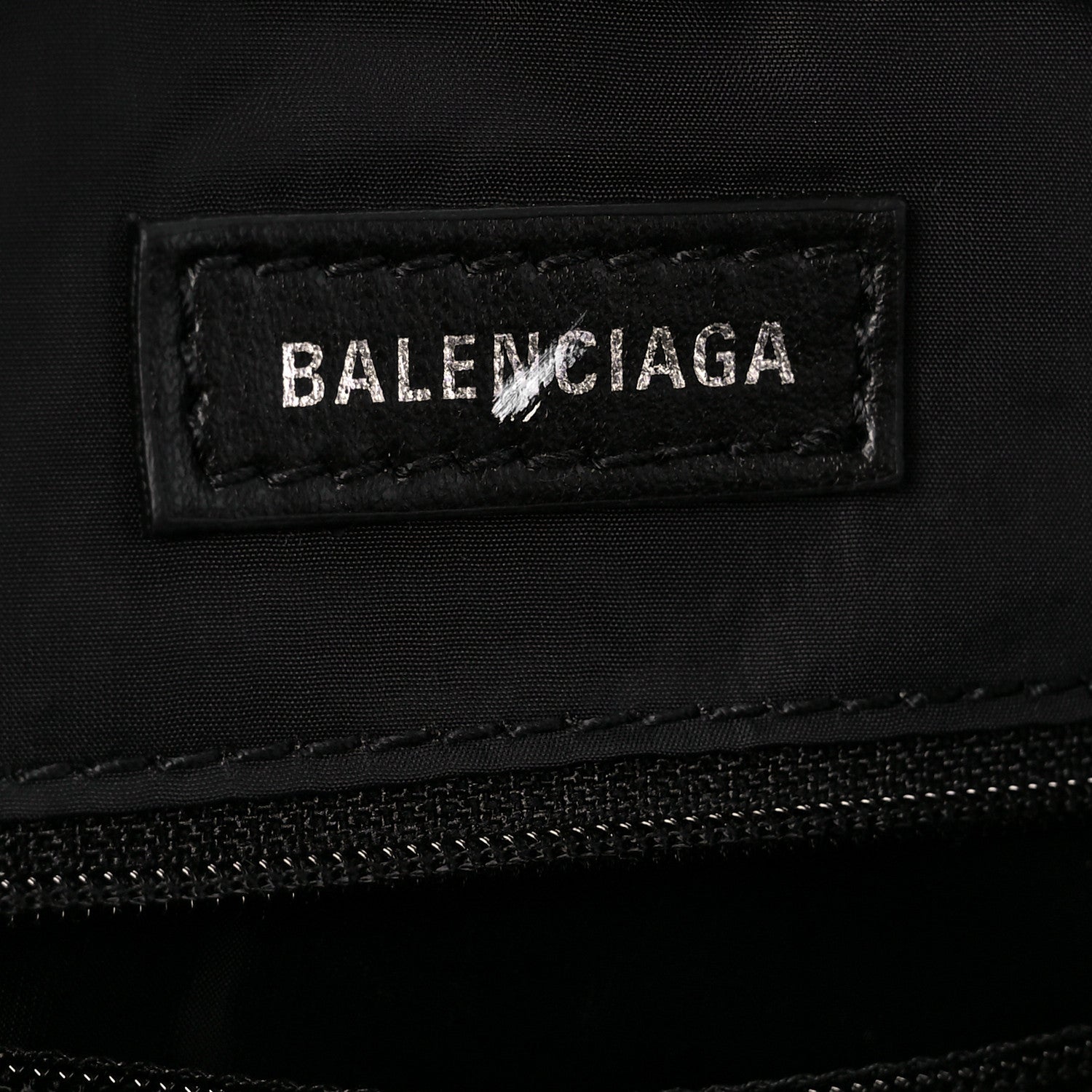 Balenciaga Recycled Sport Nylon Logo Embroidered Wheel Sling Bag Fluo Pink Black 6 of 10
