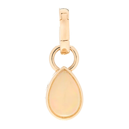 Foundrae 18K Yellow Gold Opal Forever & Always a Pair Pendant 1 of 5