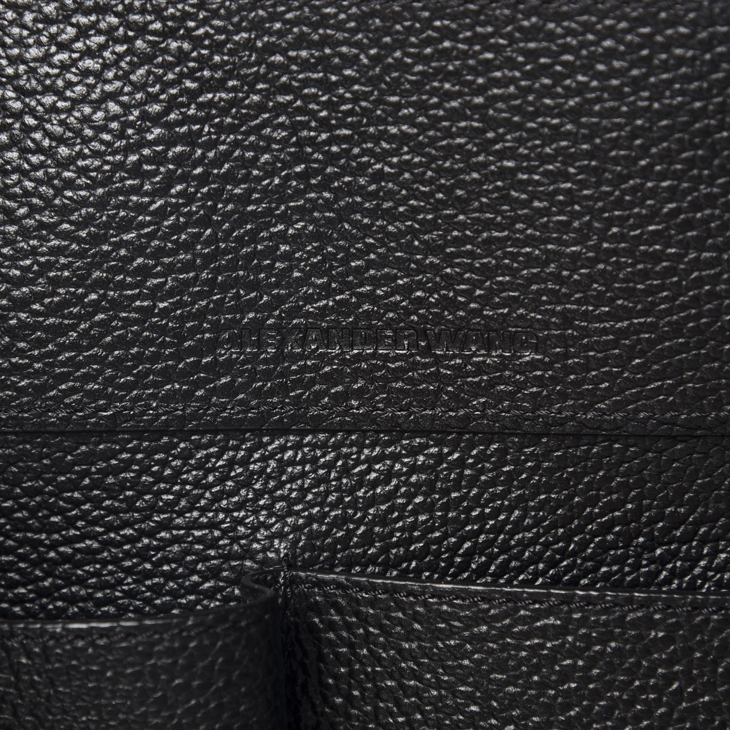 Alexander Wang Pebbled Calfskin Large Prisma Skeletal Tote Black Rose Gold Hardware 8 of 9