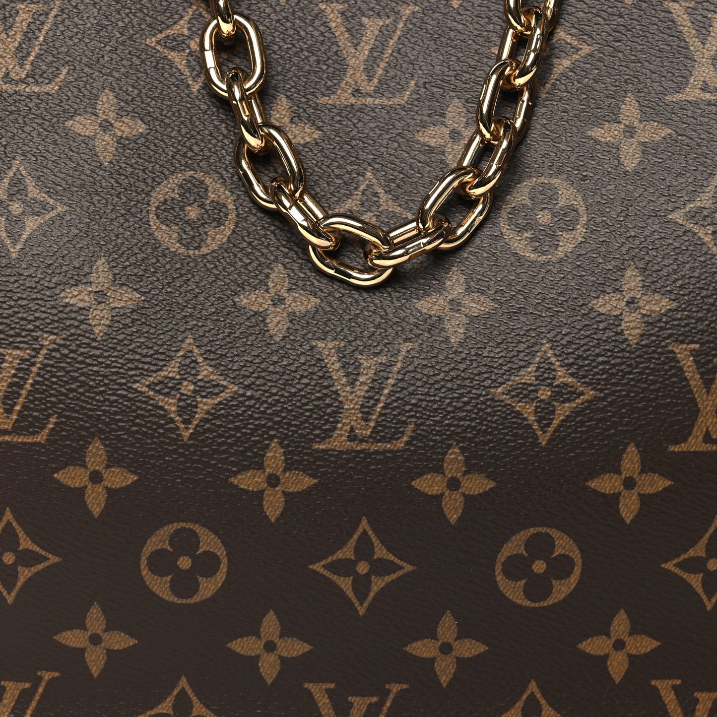 Reverse Monogram Loop Hobo