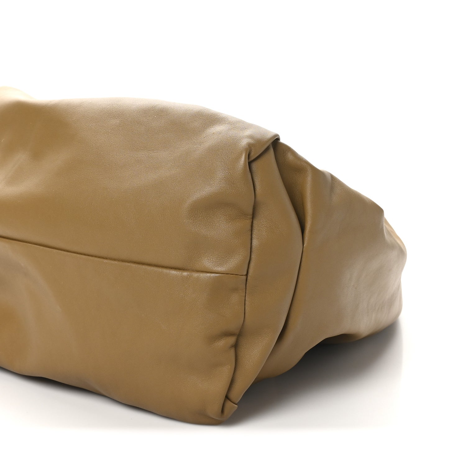 Smooth Butter Calfskin Large The Shoulder Pouch Teak