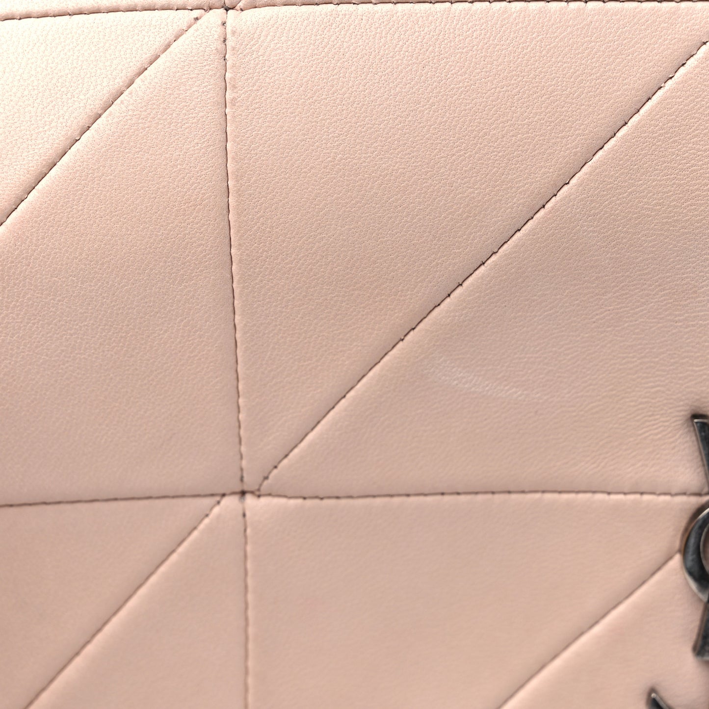 Lambskin Patchwork Monogram Medium Jamie Marble Pink